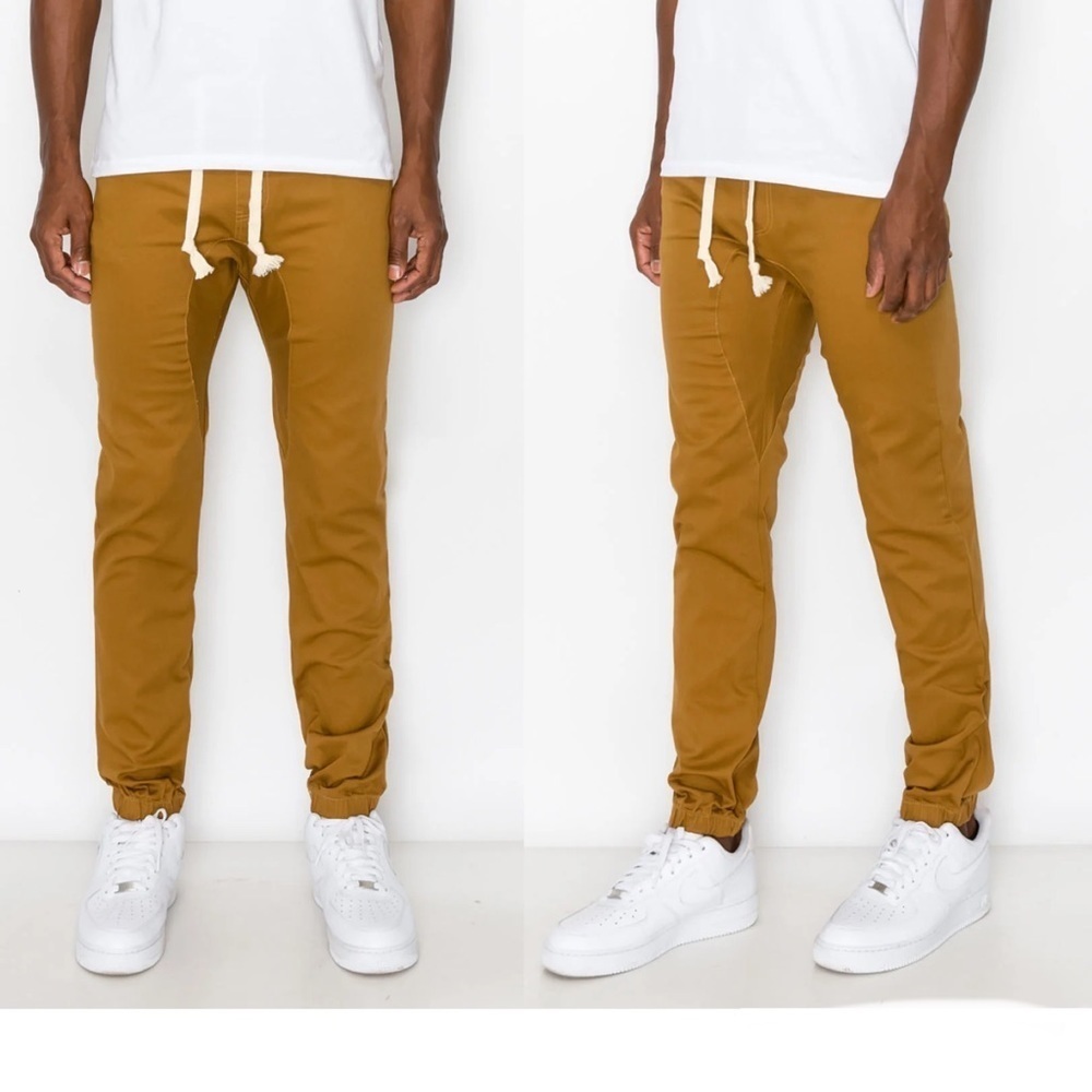 VICTORIOUS men’s brown ESSENTIAL JOGGER PANTS Sz M